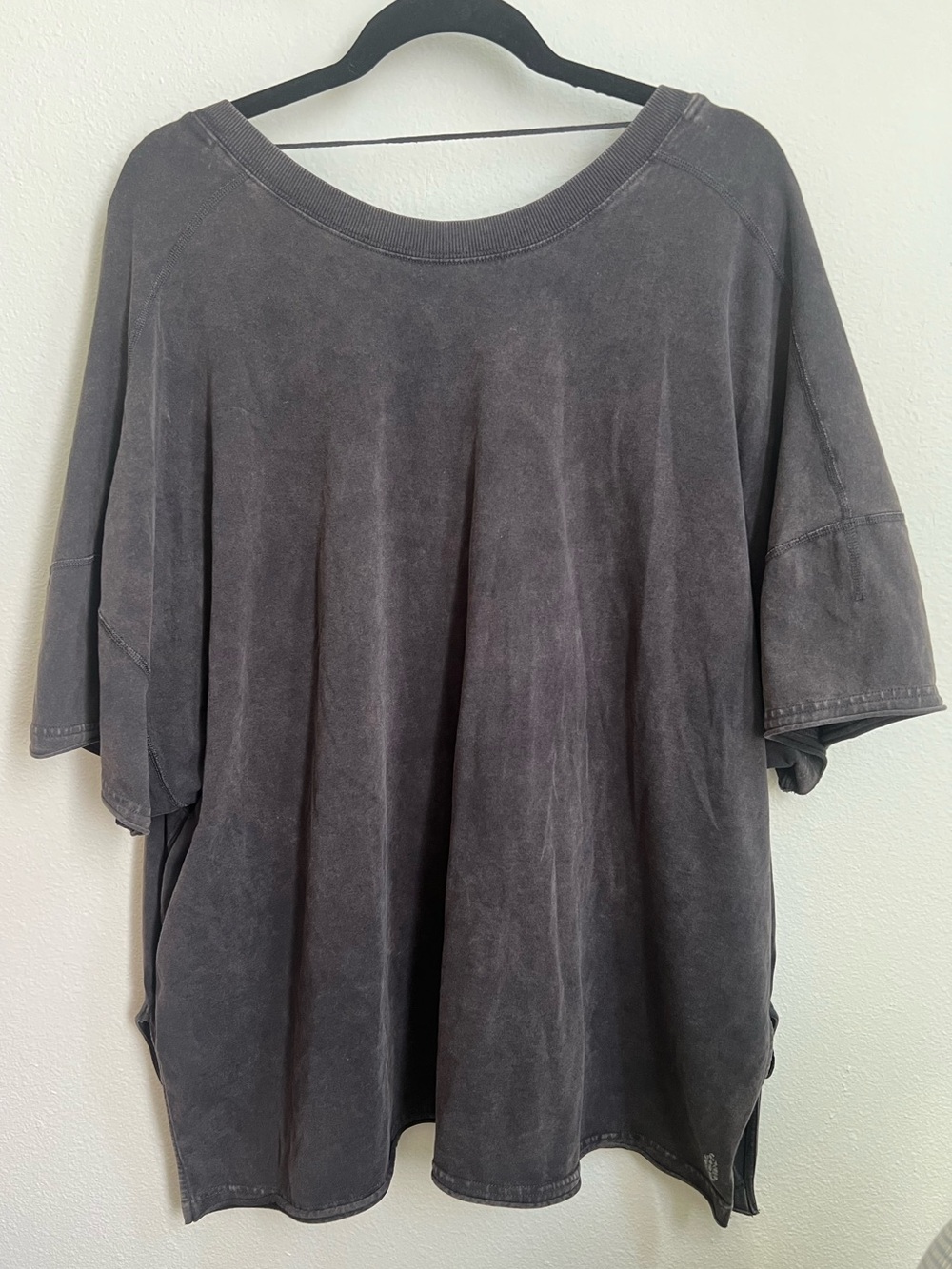 FP Movement by Free People Washed Black Oversized Tee